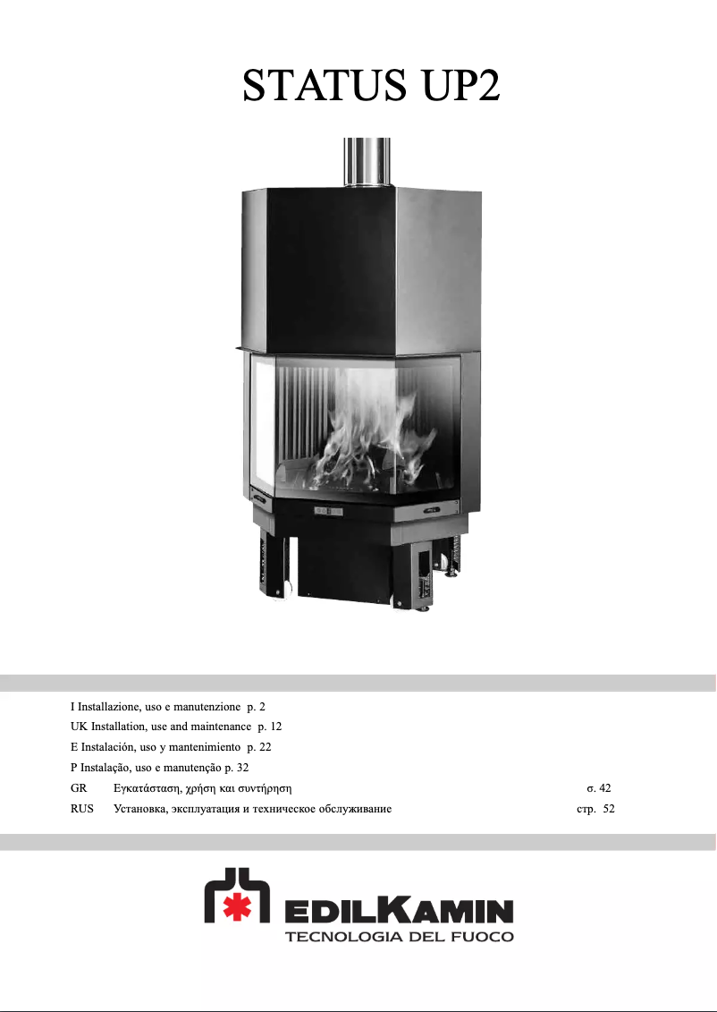Página 1 del manual Manual de usuario Edilkamin STATUS UP2