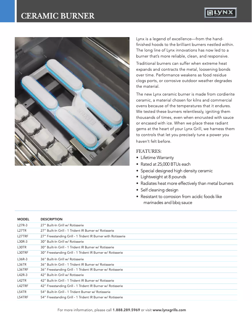 Page 1 de la notice Mode d'emploi Lynx Professional L30R-3