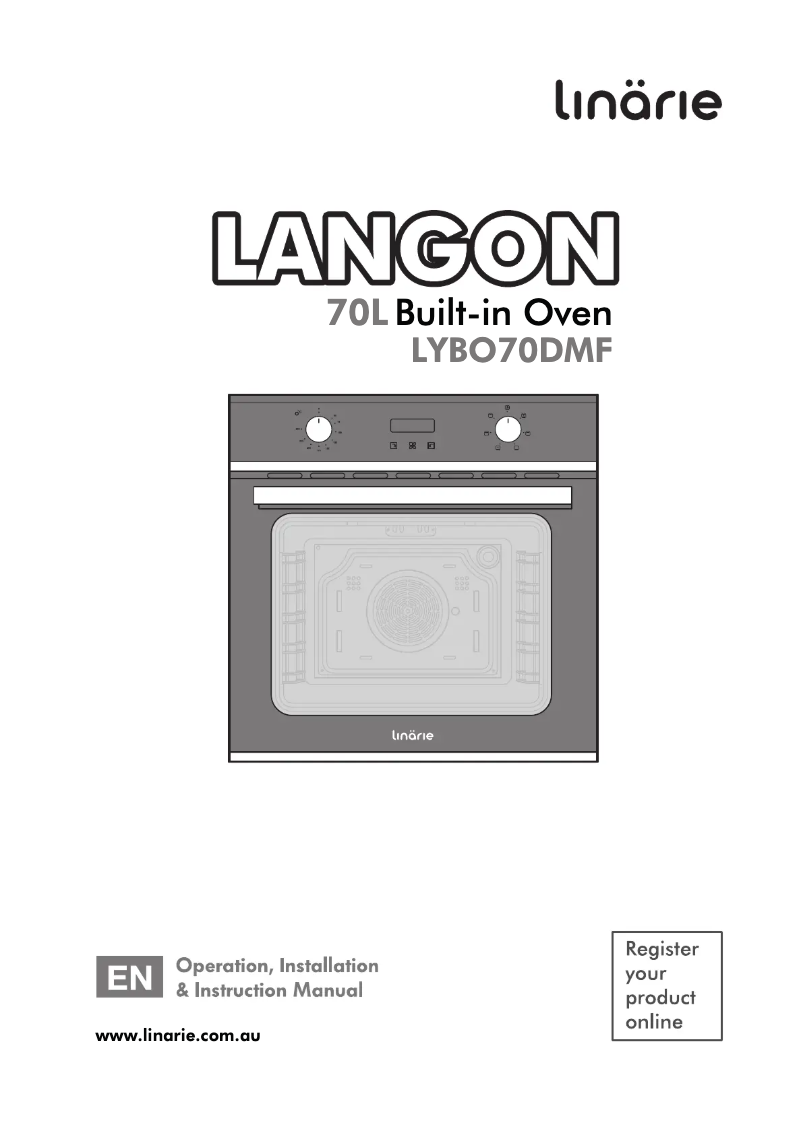 Image de la première page du manuel de l'appareil Langon LYBO70DMF