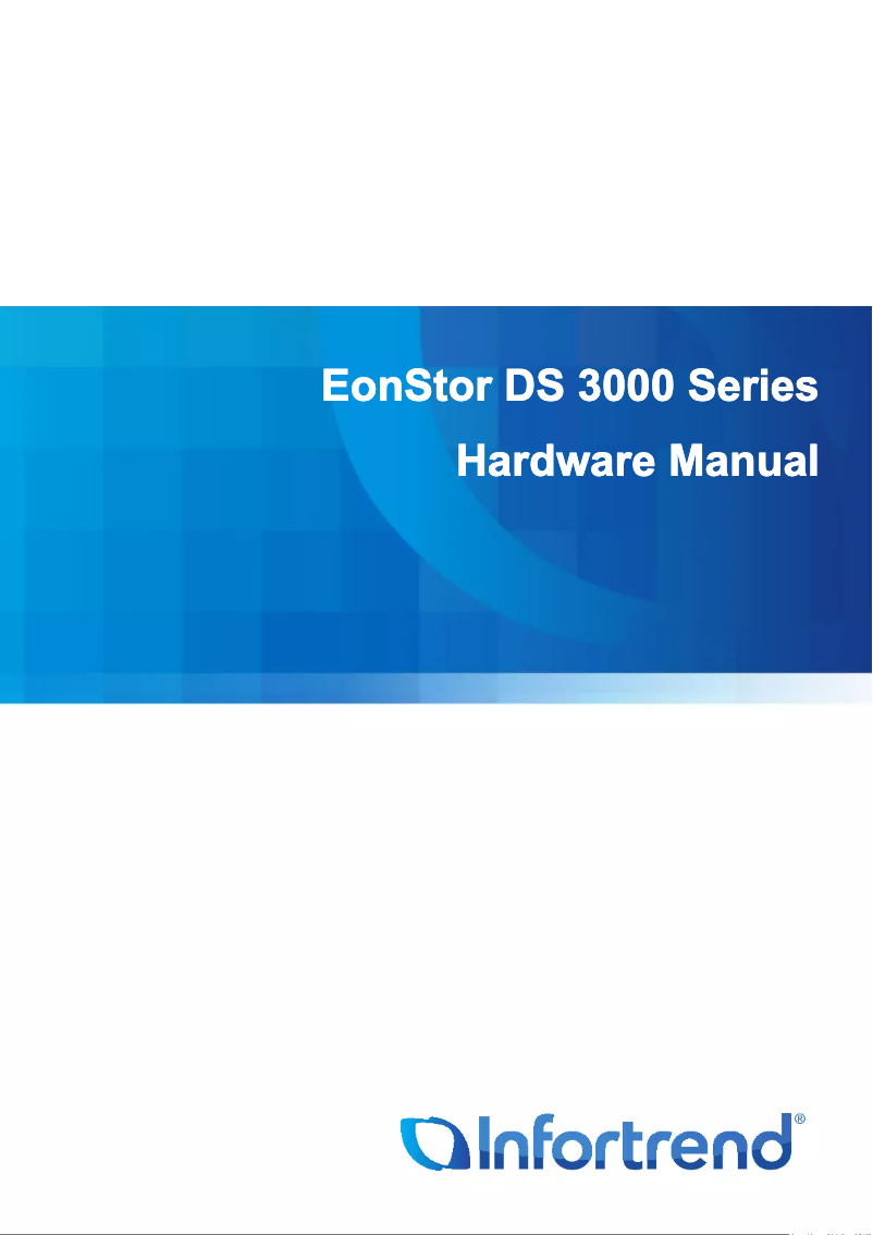 Page 1 de la notice Manuel utilisateur Infortrend EonStor DS 3024UB