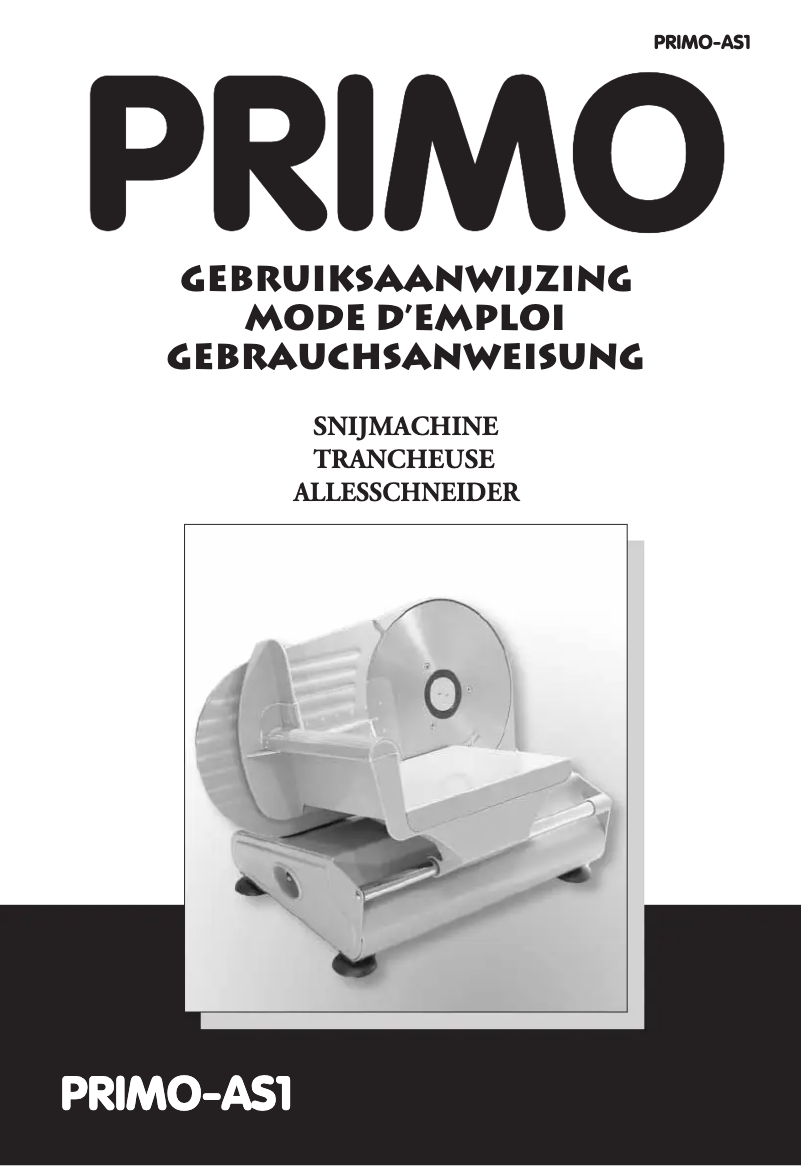 Image de la première page du manuel de l'appareil AS1