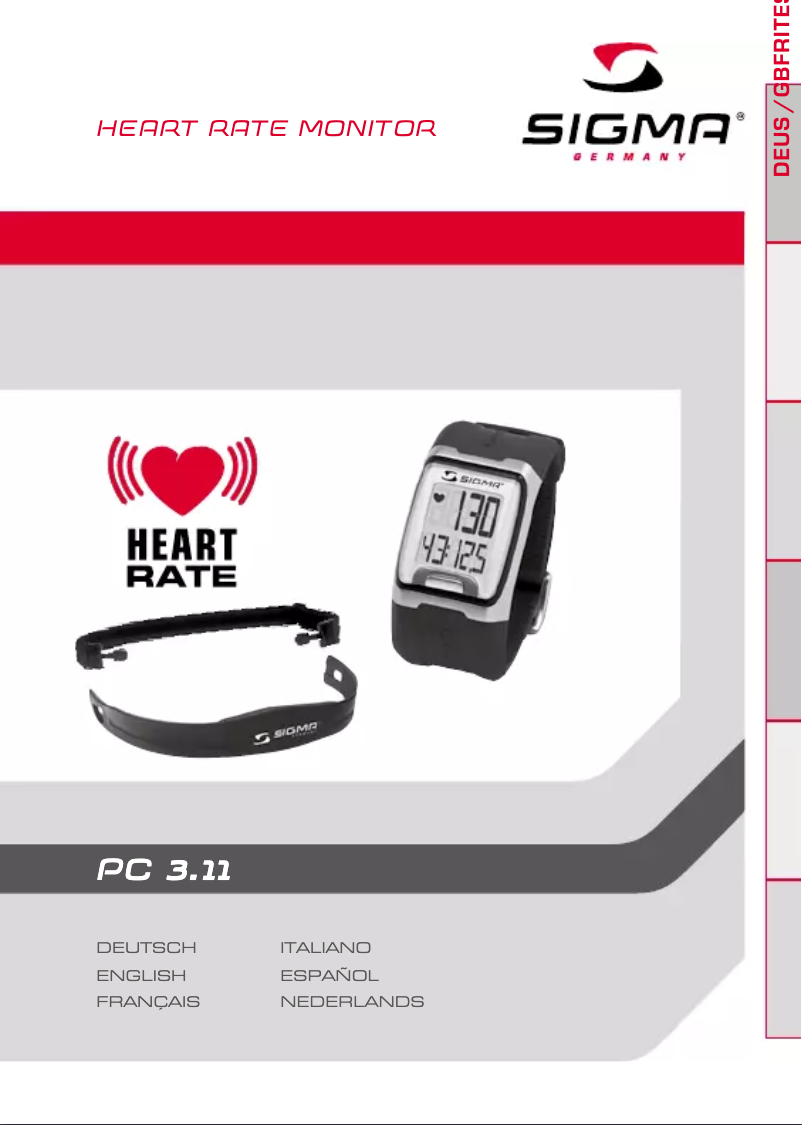 Image de la première page du manuel de l'appareil PC 3.11