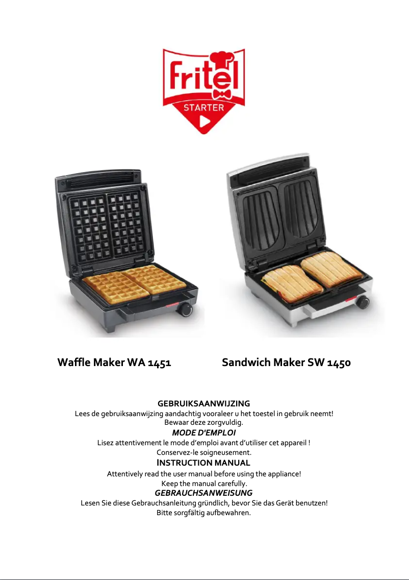 Página 1 del manual Manual de usuario Fritel WA1451