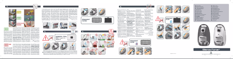 Page n°1 - Manuel utilisateur Rowenta Silence Force RO7450