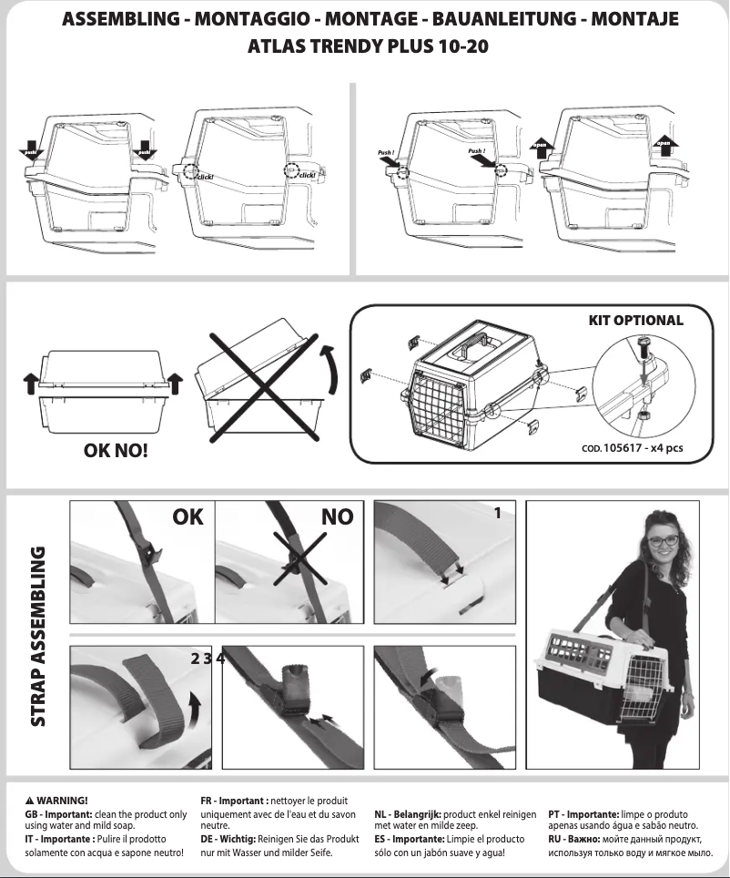 Image de la première page du manuel de l'appareil Atlas Trendy Plus