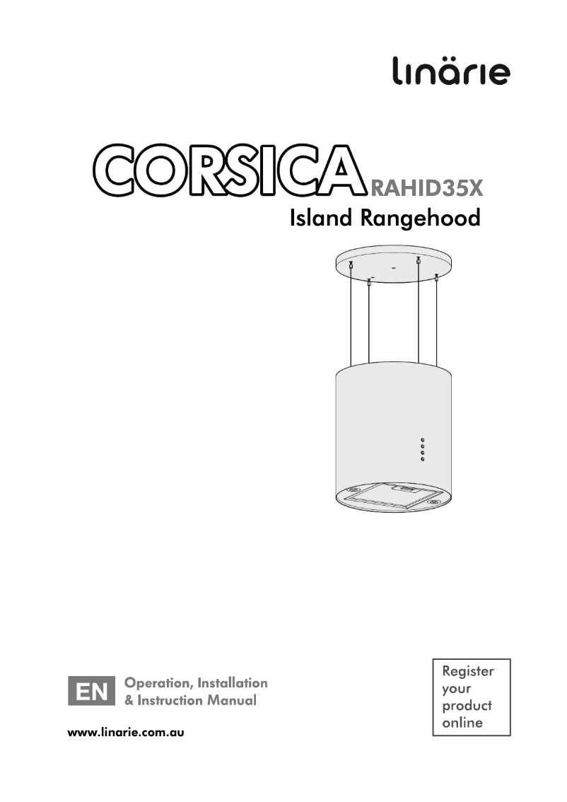 Page n°1 - Manuel utilisateur Linarie Corsica RAHID35X