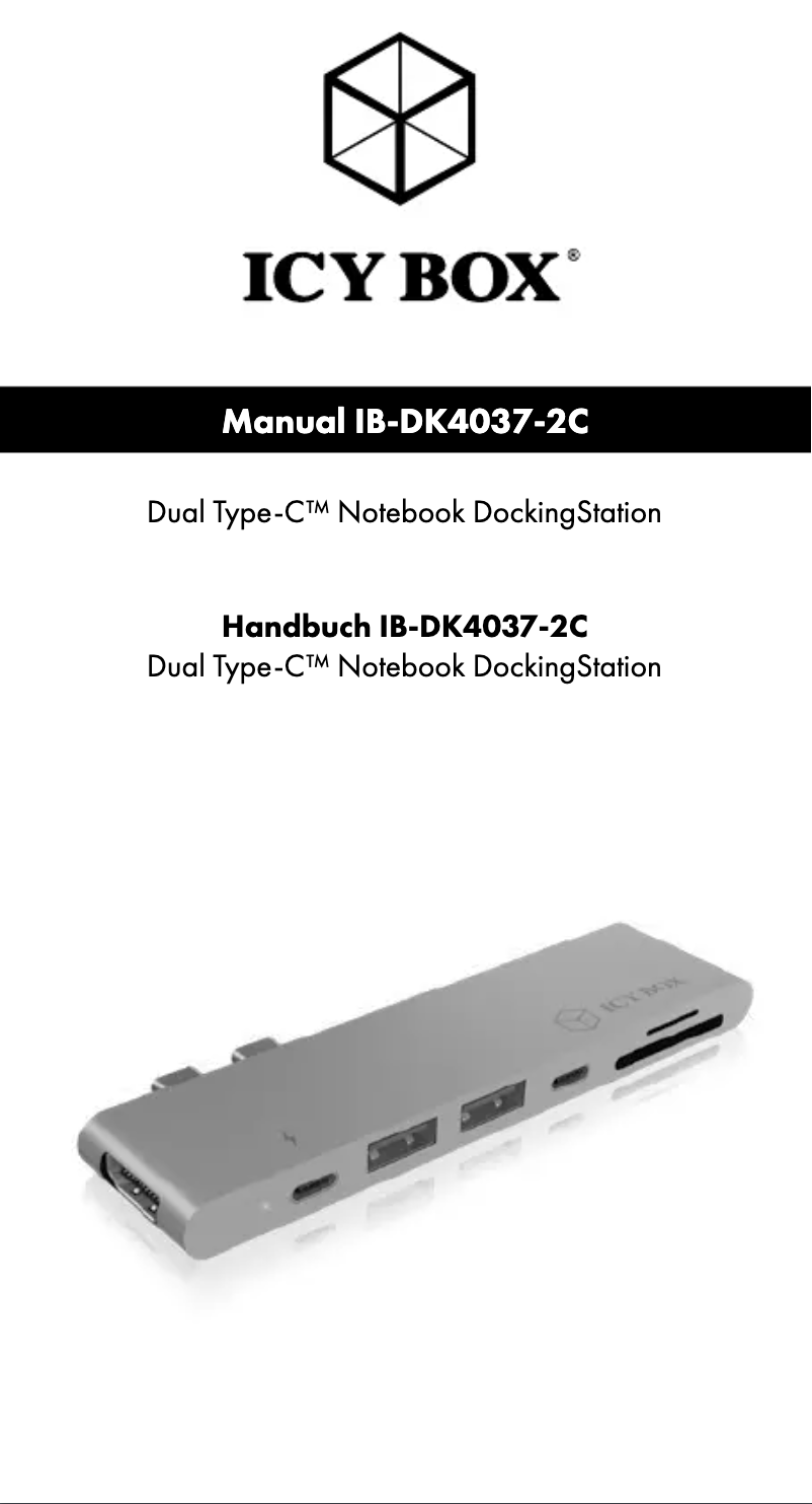 Image de la première page du manuel de l'appareil IB-DK4037A-2C