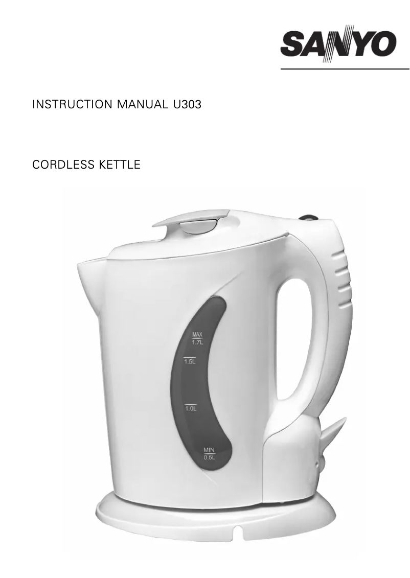 Image de la première page du manuel de l'appareil U-303