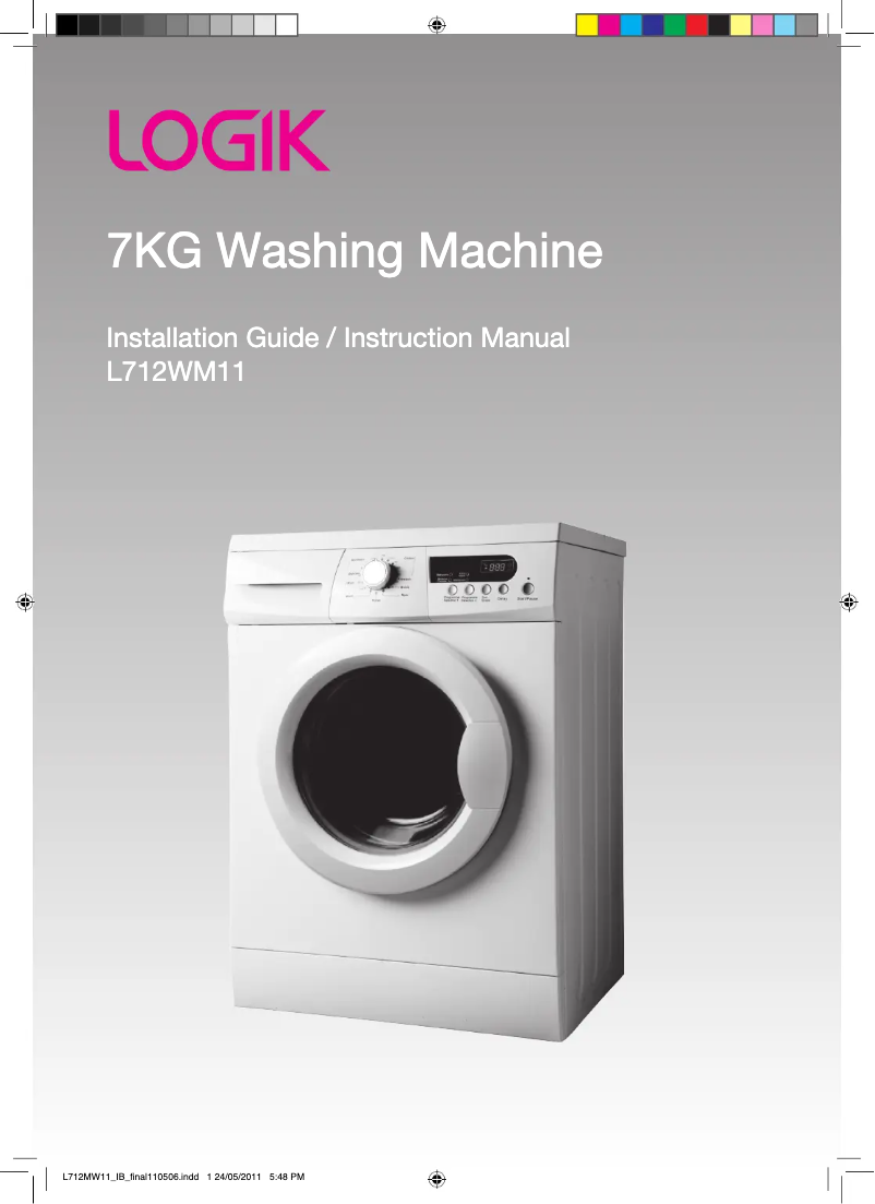 Página 1 del manual Manual de usuario Logik L712WM11