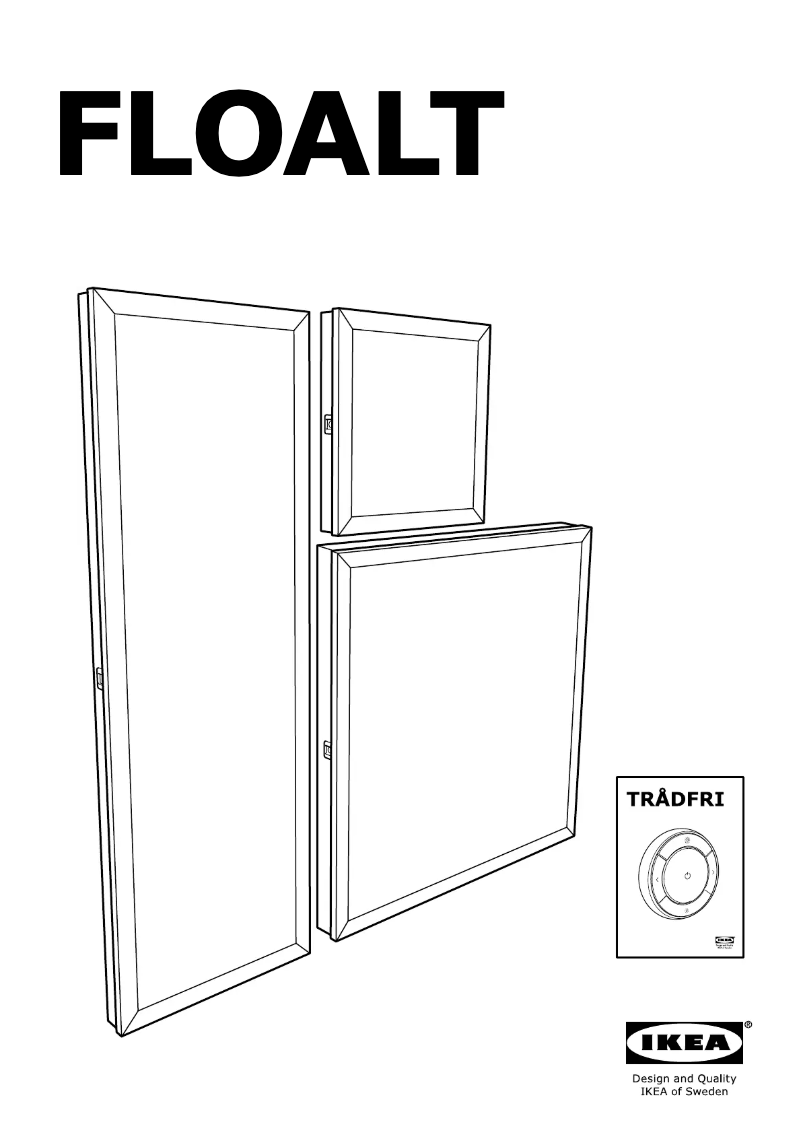 Page 1 de la notice Instructions / montage Ikea FLOALT