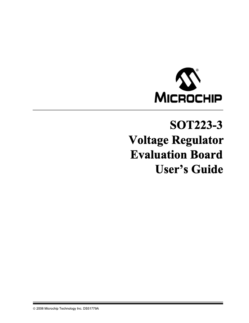 Page 1 de la notice Manuel utilisateur Microchip MCP1791