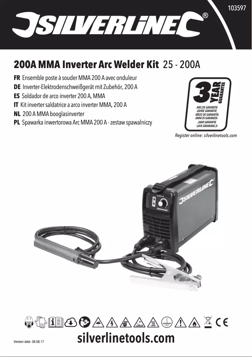 Page n°1 - Manuel utilisateur Silverline 103597