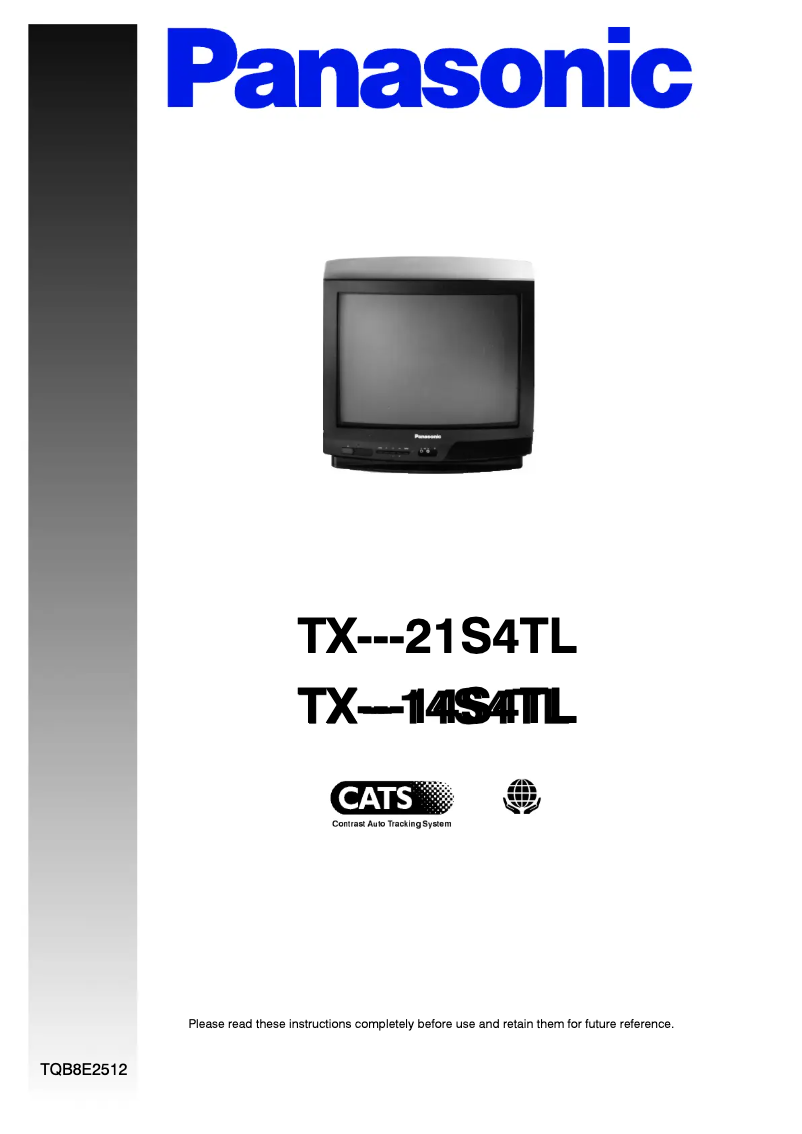 Page 1 de la notice Manuel utilisateur Panasonic TX-21S4TL