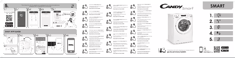 Page 1 de la notice Manuel utilisateur Candy CSS4 1272D3/1-S
