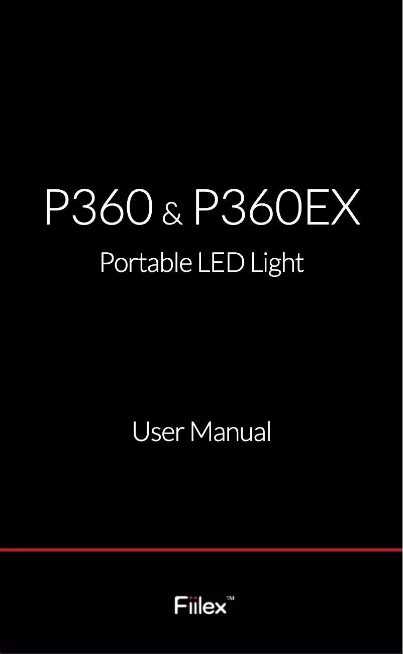 Image de la première page du manuel de l'appareil P360