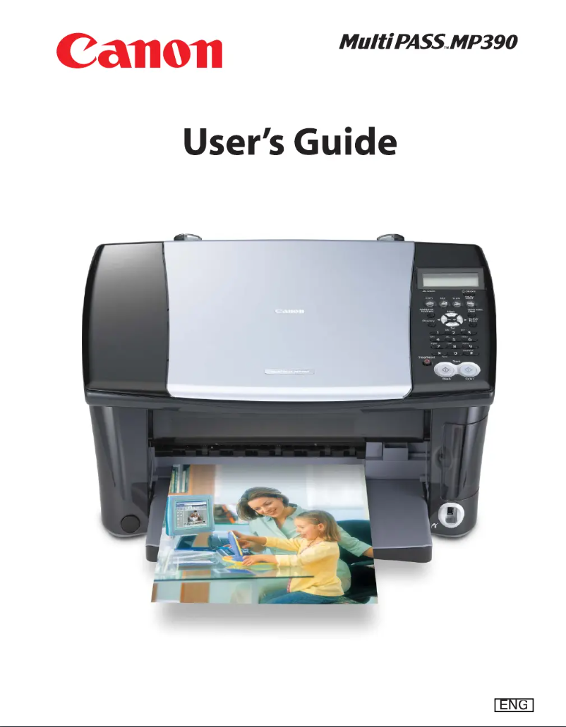Page 1 de la notice Manuel utilisateur Canon MultiPASS MP390
