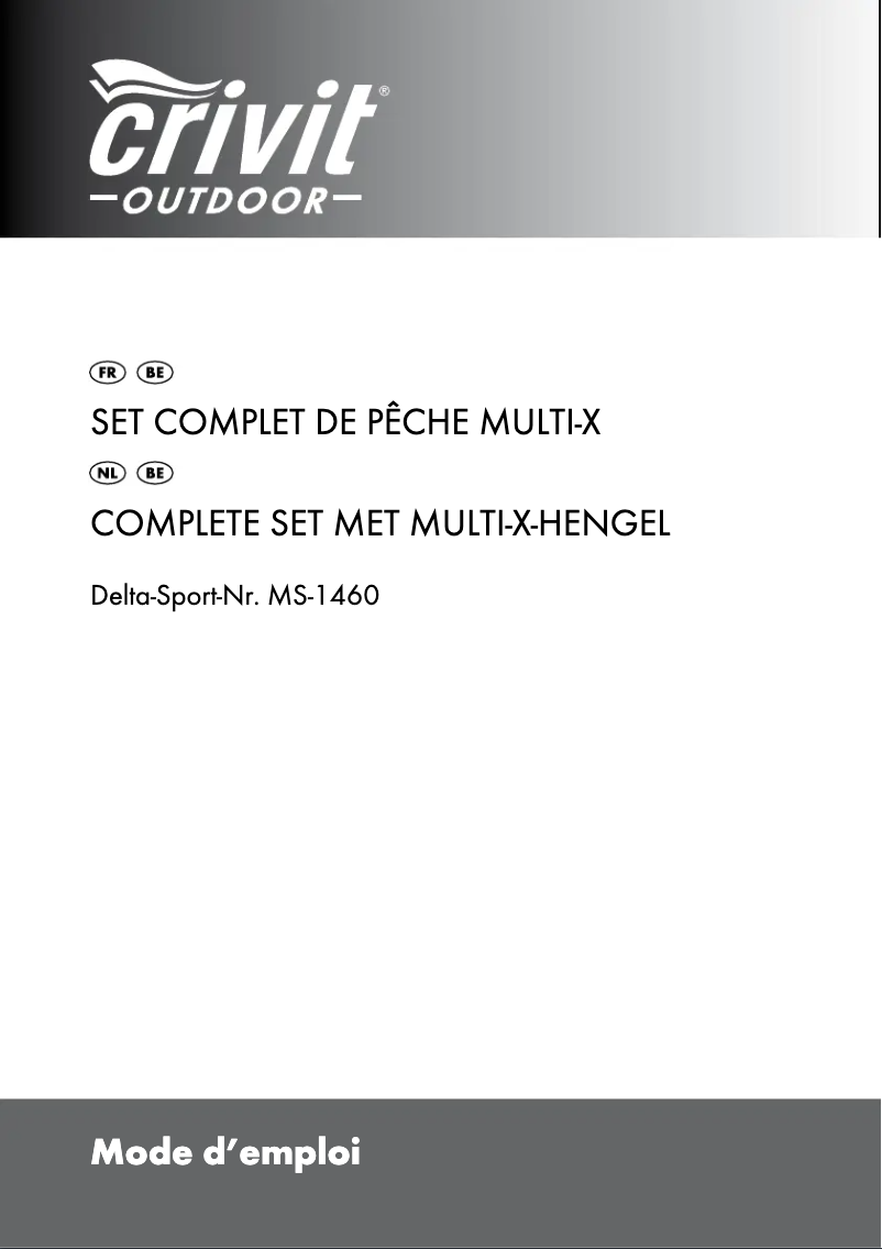 Page 1 de la notice Manuel utilisateur Crivit PS-1459