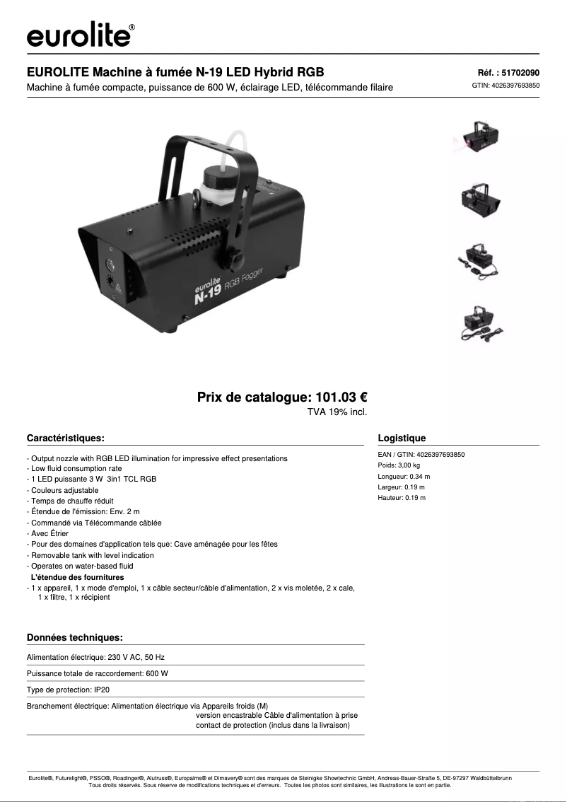 Imagen de la primera página del manual del dispositivo N-19
