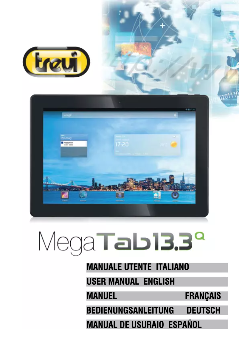 Page n°1 - Manuel utilisateur Trevi Mega Tab 13.3