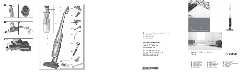 Page 1 de la notice Manuel utilisateur Bosch Athlet BCH6LNG25