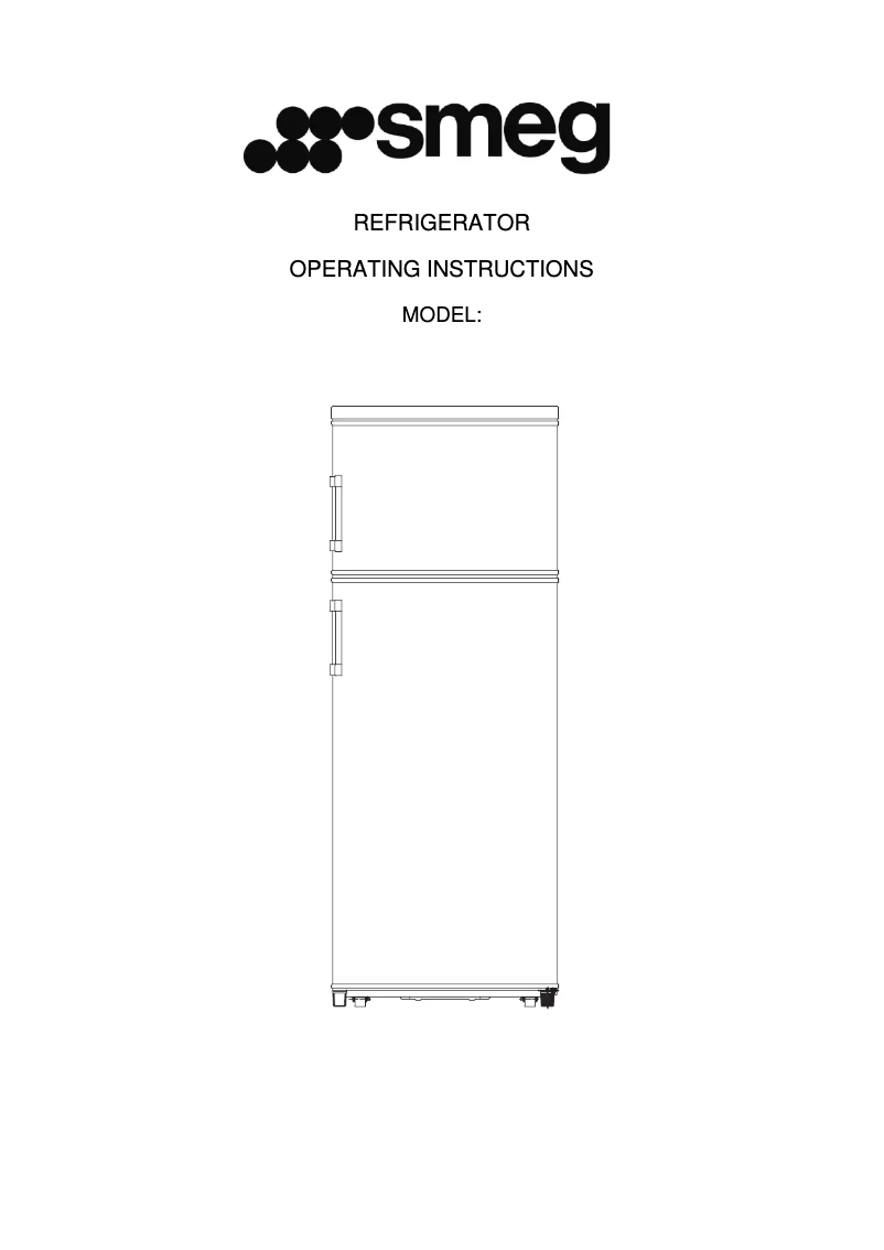 Page 1 de la notice Manuel utilisateur Smeg FD240APS