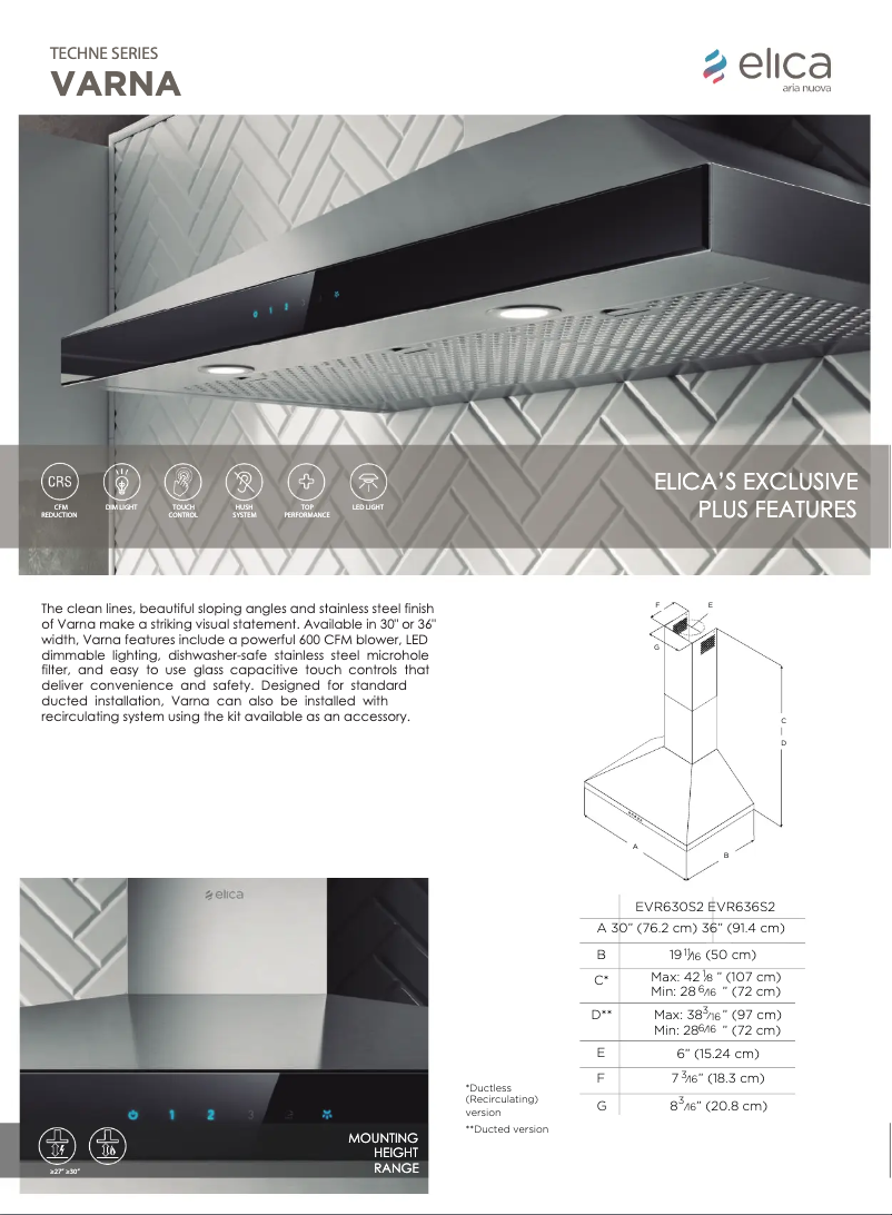 Image de la première page du manuel de l'appareil Techne EVR630S2
