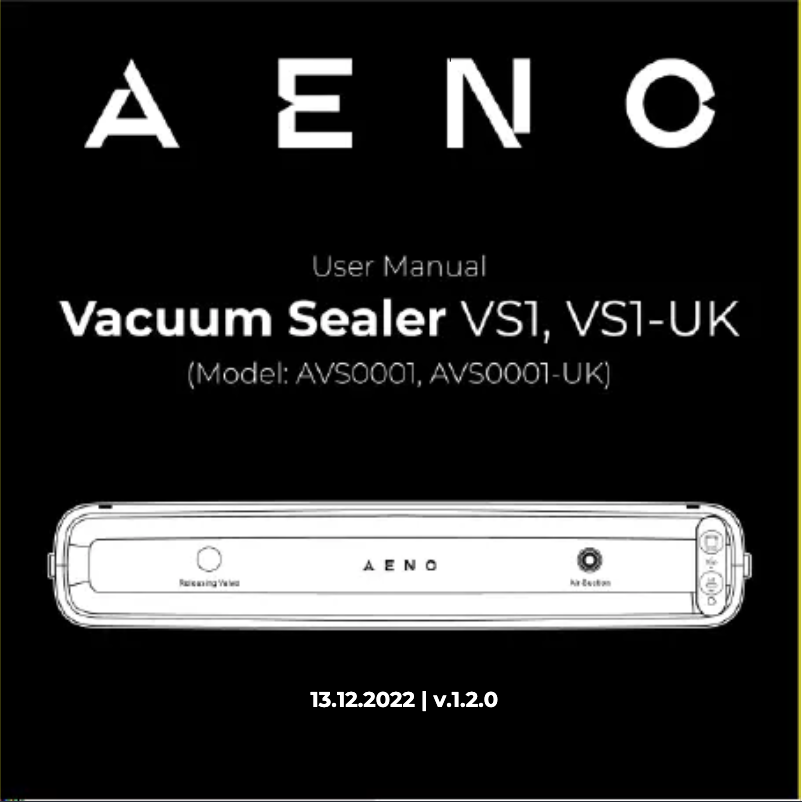 Image de la première page du manuel de l'appareil VS1