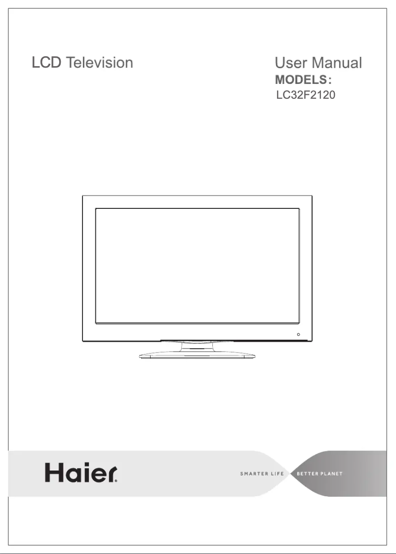Page 1 de la notice Manuel utilisateur Haier LC32F2120