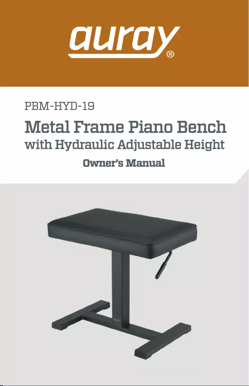 Image de la première page du manuel de l'appareil PBM-HYD-19