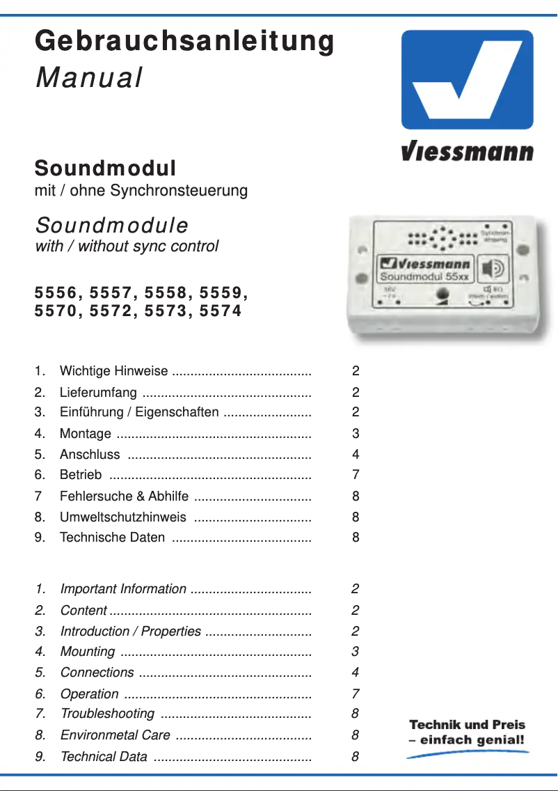 Page 1 de la notice Manuel utilisateur Viessmann 5556