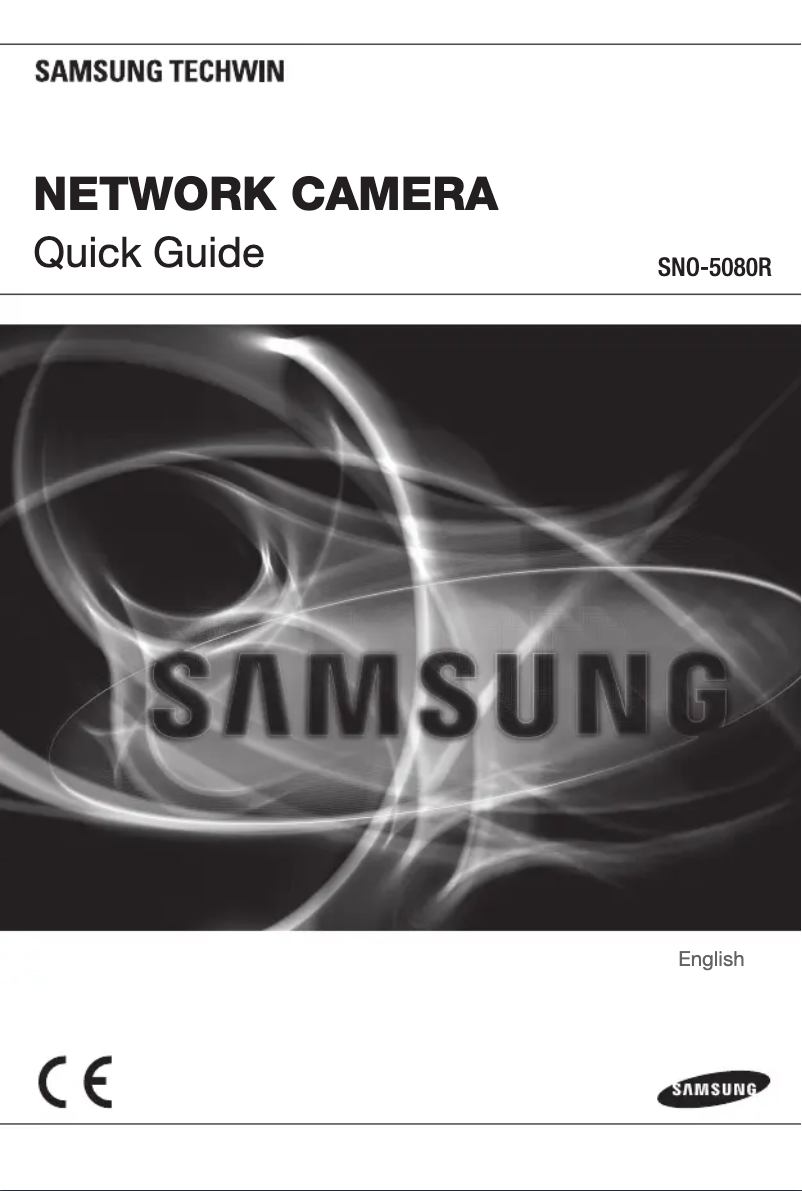 Image de la première page du manuel de l'appareil SNO-5080R