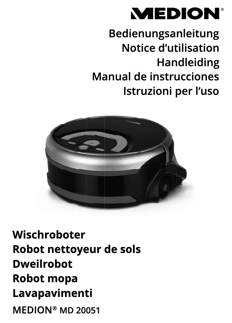 Image de la première page du manuel de l'appareil MD 20051
