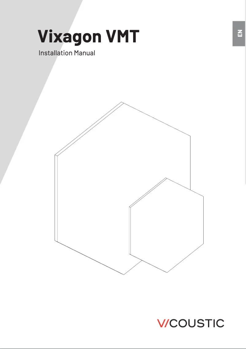 Page n°1 - Manuel utilisateur Vicoustic Vixagon VMT