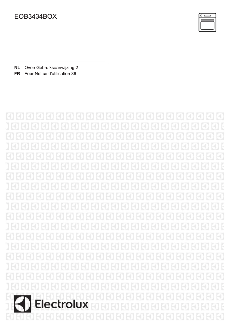 Page 1 de la notice Manuel utilisateur Electrolux EOB3434BOX