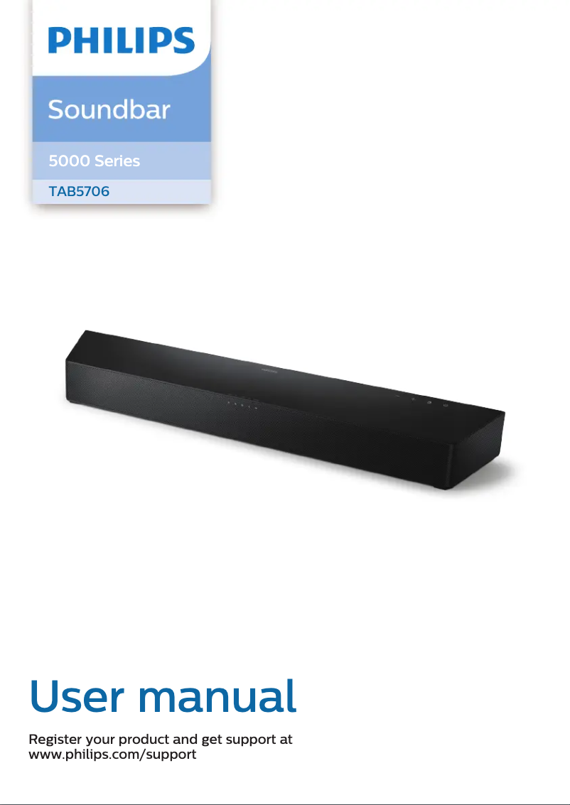 Page n°1 - Manuel utilisateur Philips TAB5706