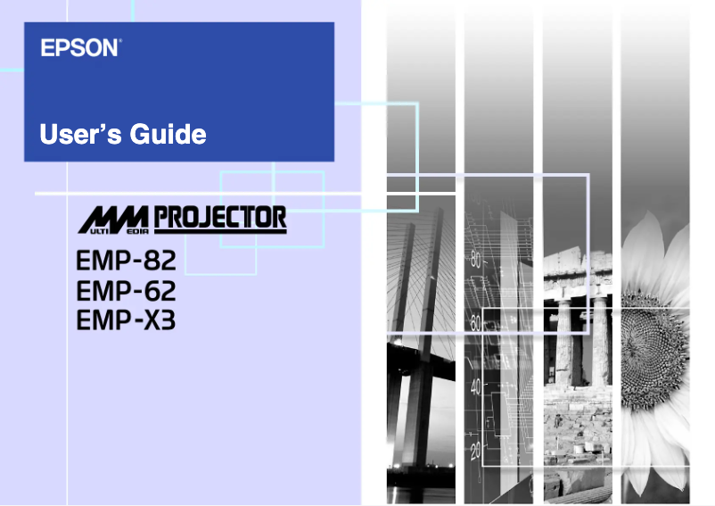 Página 1 del manual Manual de usuario Epson PowerLite EMP-82e