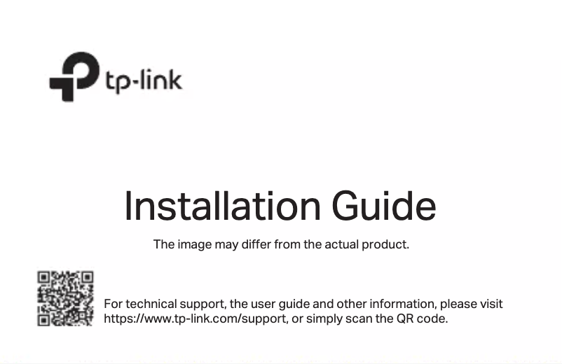 Page 1 de la notice Guide d'installation TP-Link TL-SG108