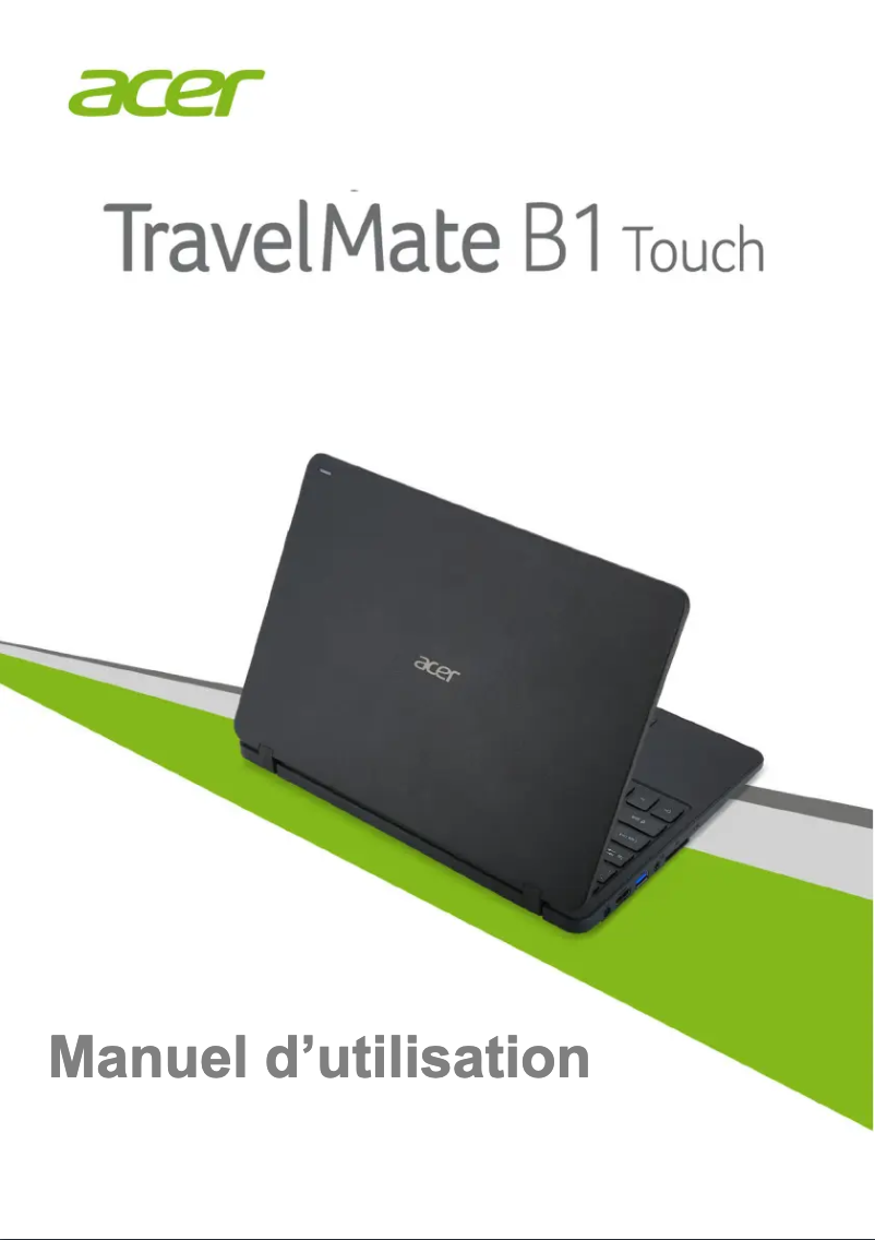 Página 1 del manual Manual de usuario Acer TravelMate B1