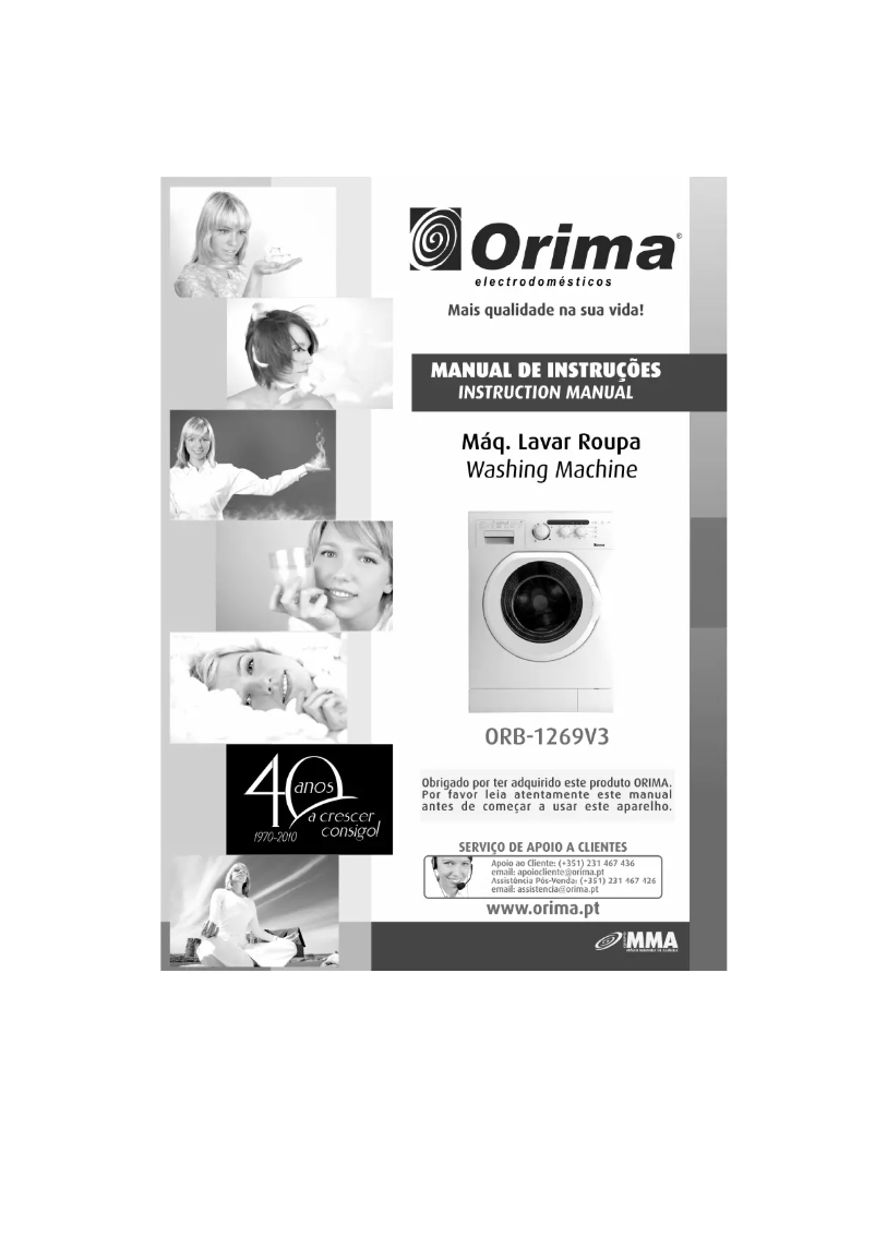 Page 1 de la notice Manuel utilisateur Orima ORB-1269V3