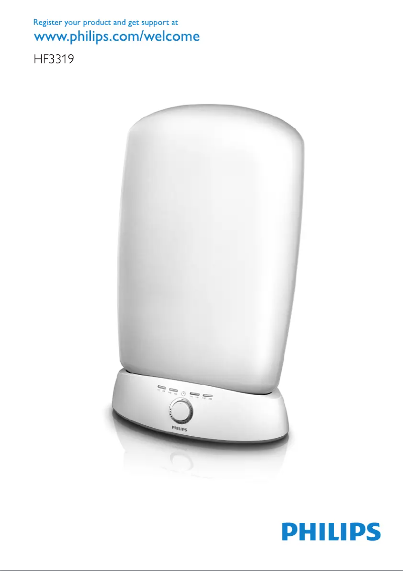Página 1 del manual Manual de usuario Philips EnergyLight HF3319