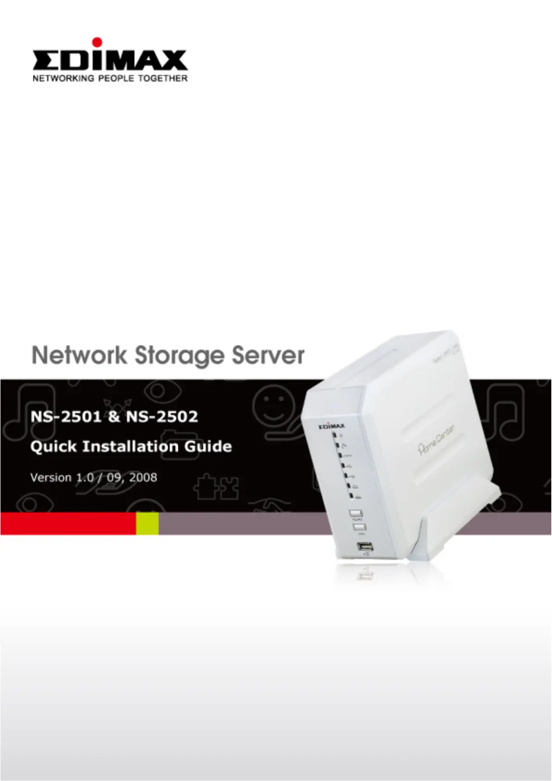 Page n°1 - Manuel utilisateur Edimax NS-2501