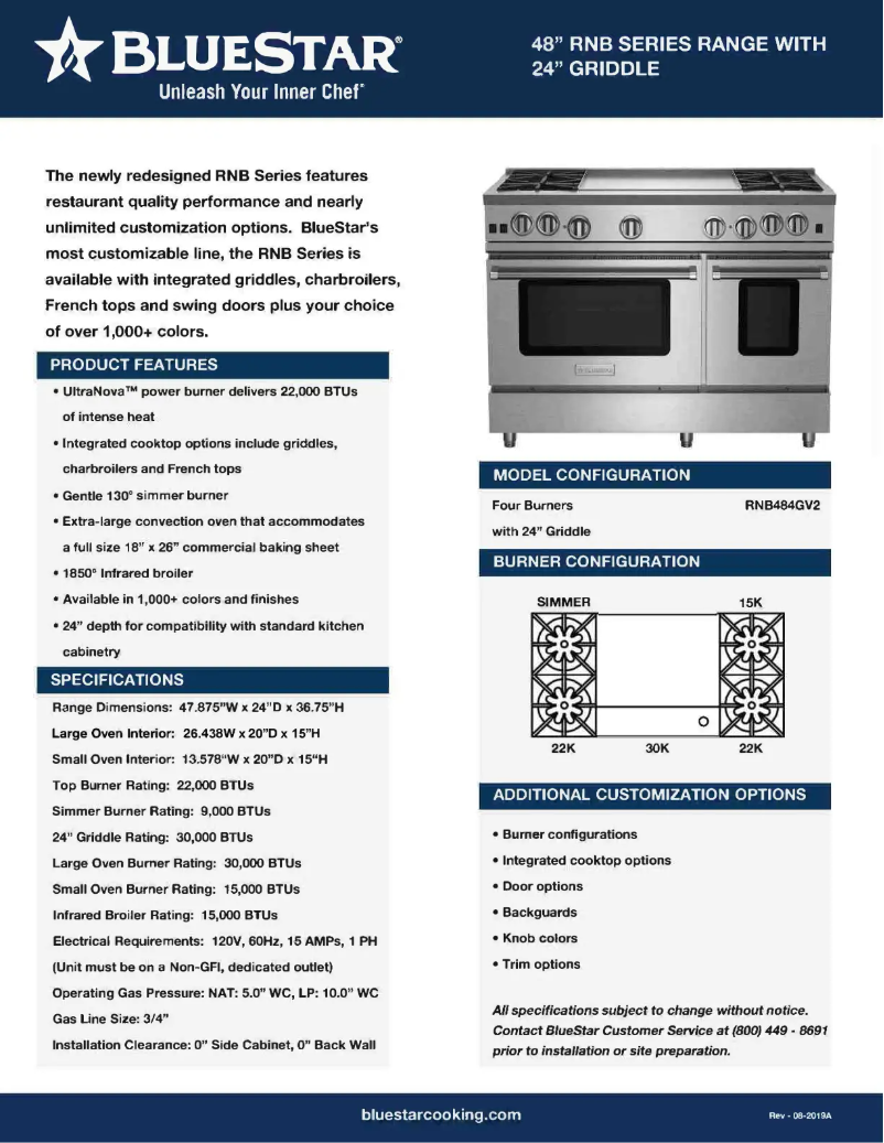 Image de la première page du manuel de l'appareil RNB484GV2