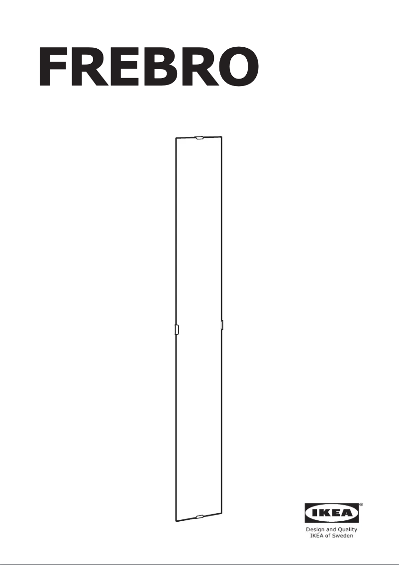 Imagen de la primera página del manual del dispositivo FREBRO