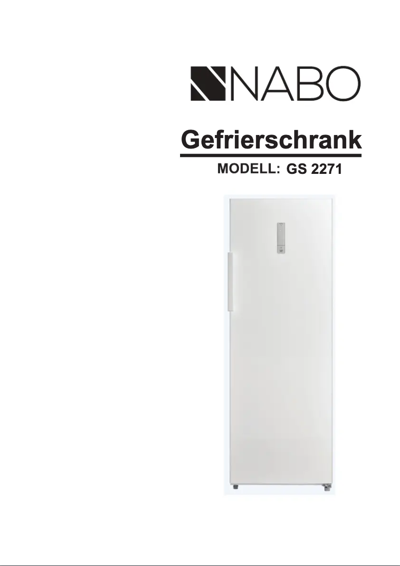 Image de la première page du manuel de l'appareil GS 2271