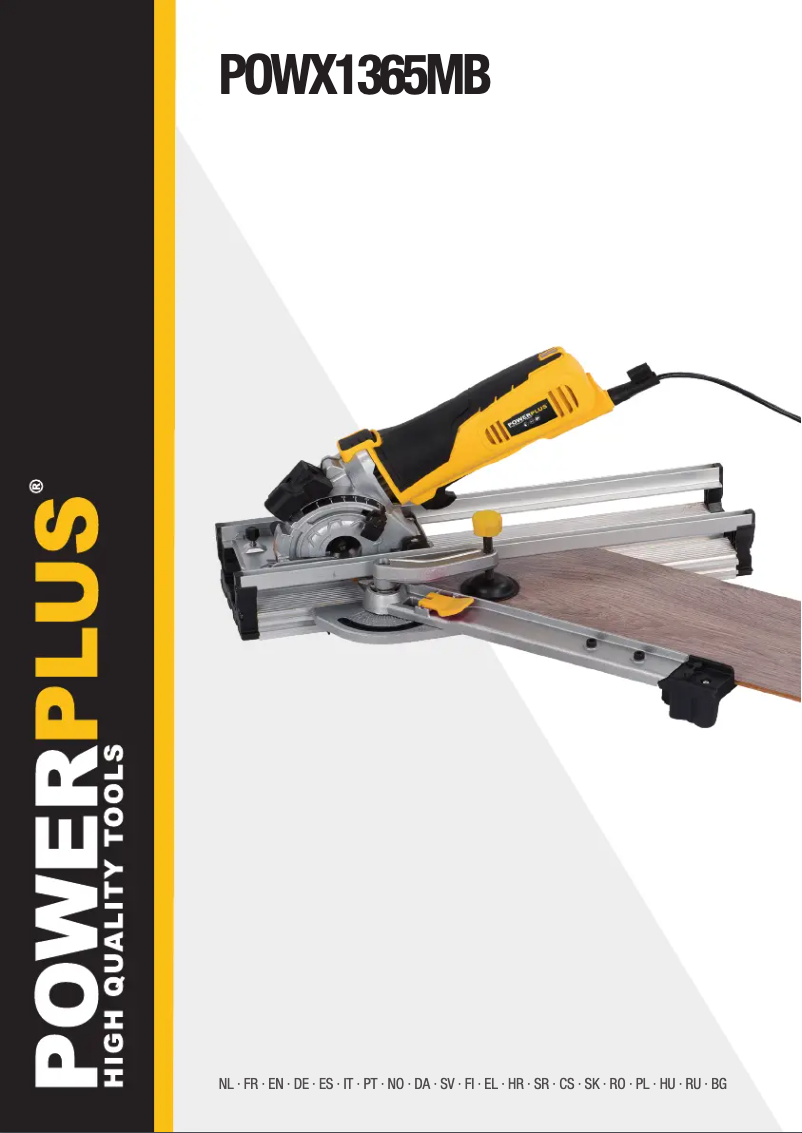 Page 1 de la notice Manuel utilisateur PowerPlus POWX1365MB