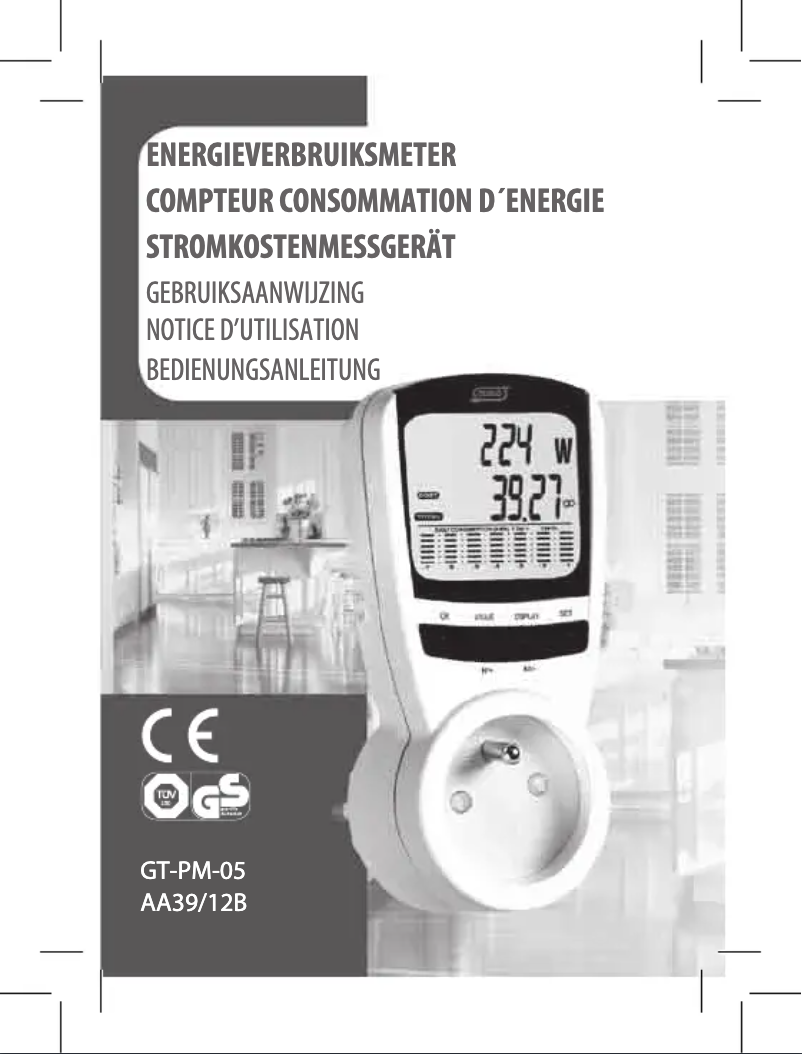 Image de la première page du manuel de l'appareil GT-PM-05