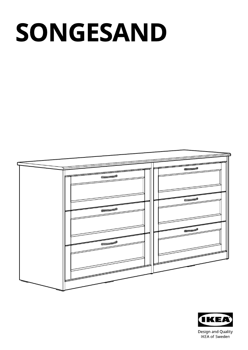 Página 1 del manual Manual de usuario Ikea SONGESAND 005.758.04