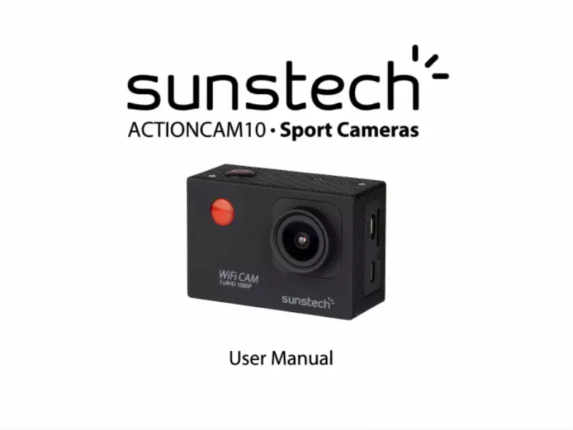 Page 1 de la notice Manuel utilisateur Sunstech ACTIONCAM10