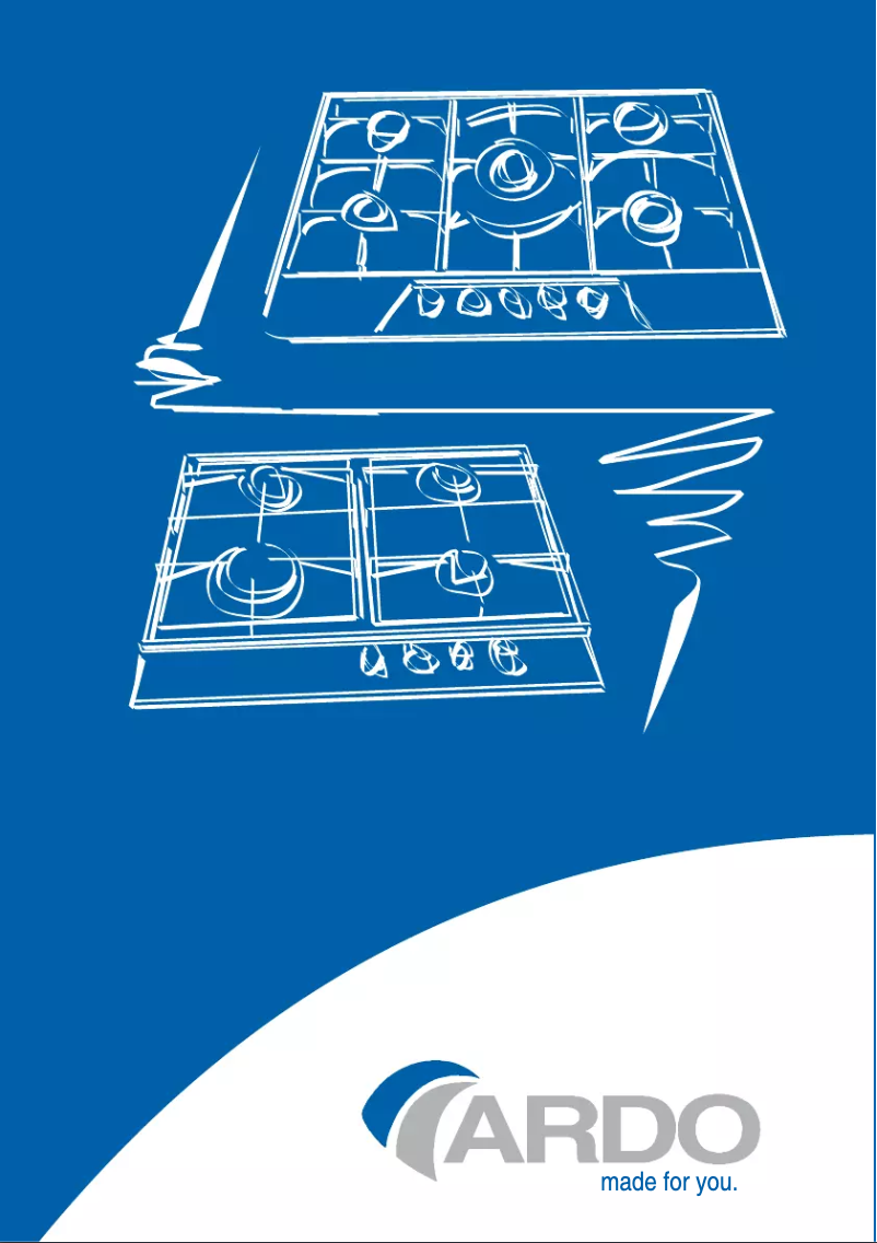 Page 1 de la notice Manuel utilisateur Ardo F64GTX