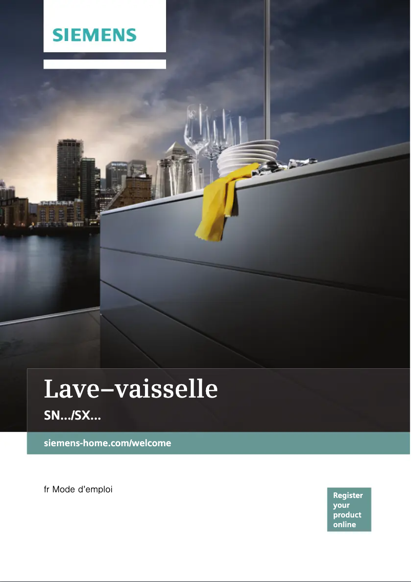 Image de la première page du manuel de l'appareil SN478S03TE